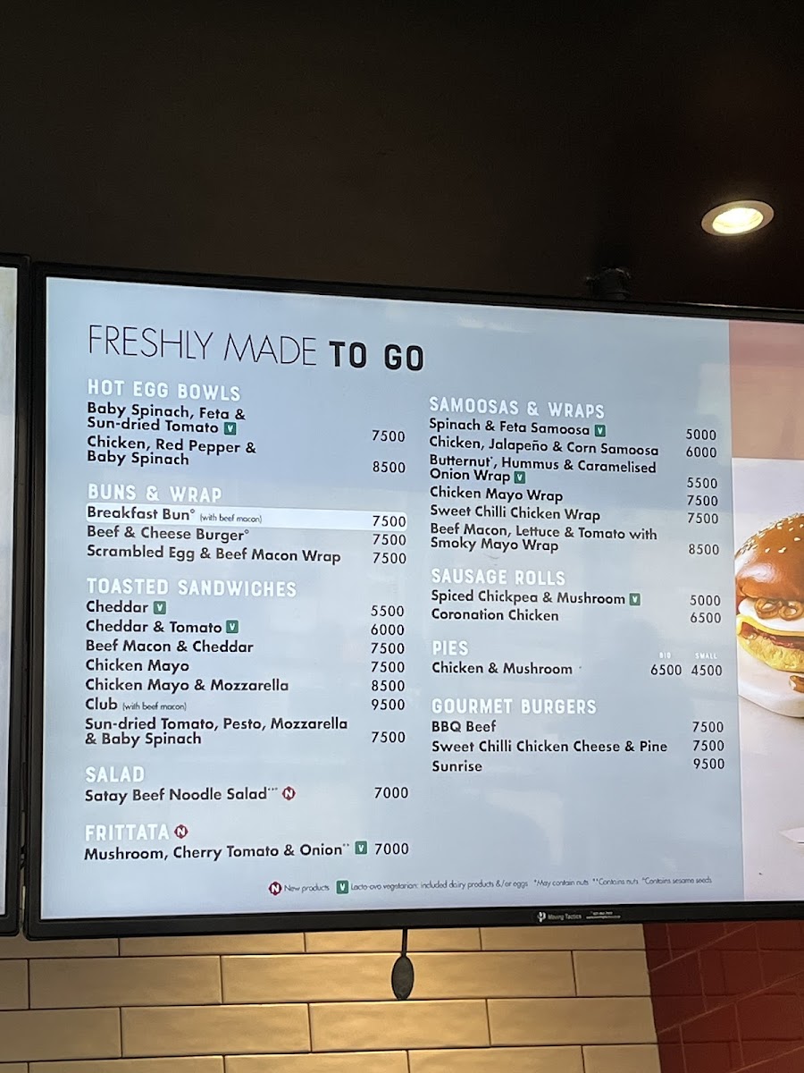 Menu Mugg & Bean On The Move-1