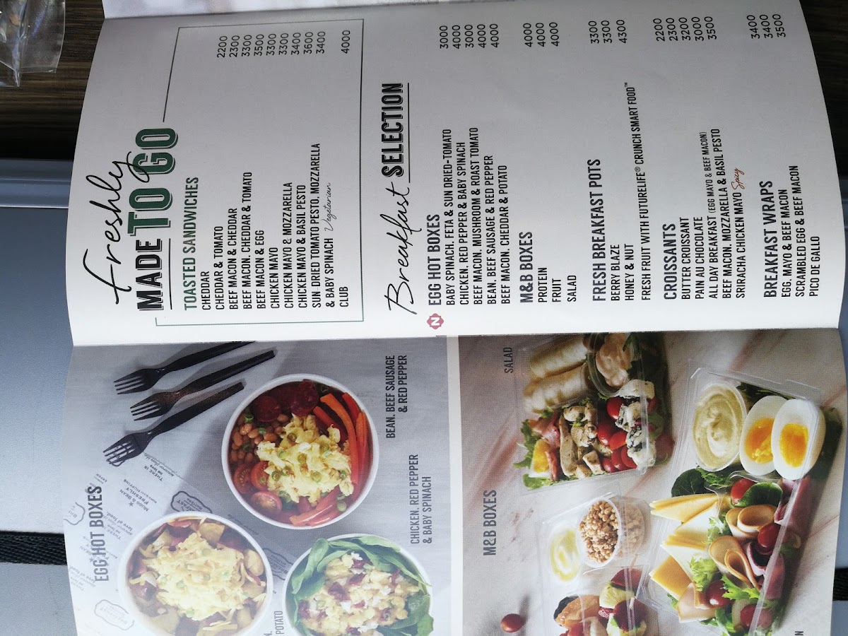 Menu Mugg & Bean On The Move-6