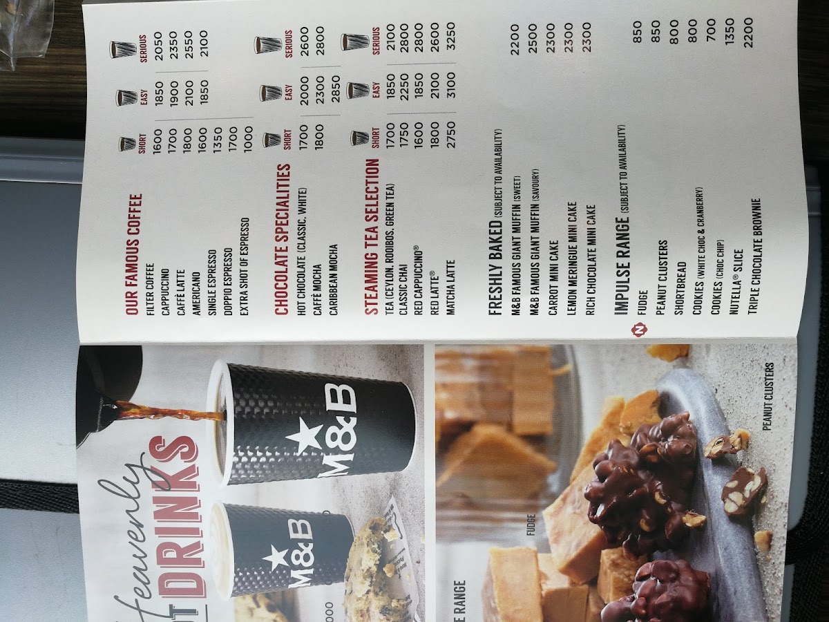 Menu Mugg & Bean On The Move-7